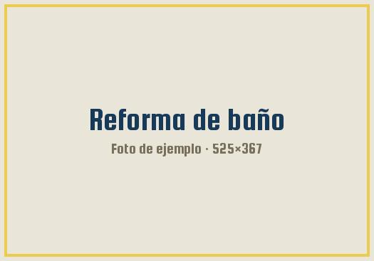 Reforma integral de baño